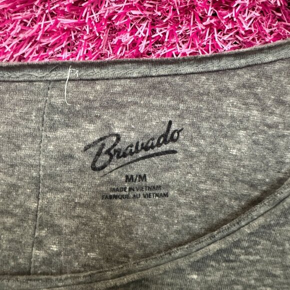 The Rolling Stones Hot Lips Rock Long Sleeve Scoopneck Top M - Picture 4 of 4